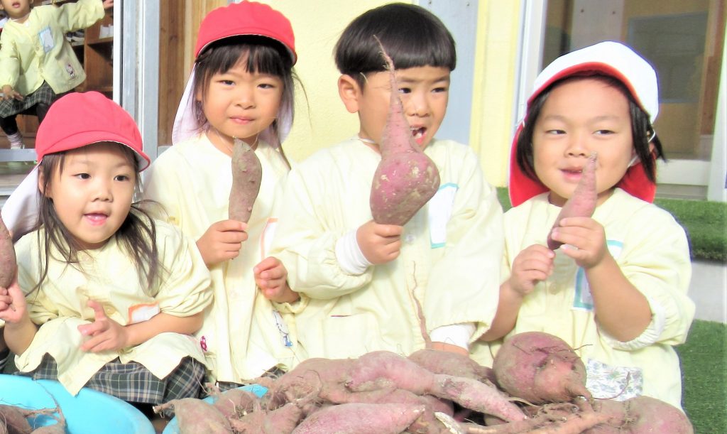 さつまいも🍠食べたよ（年中）